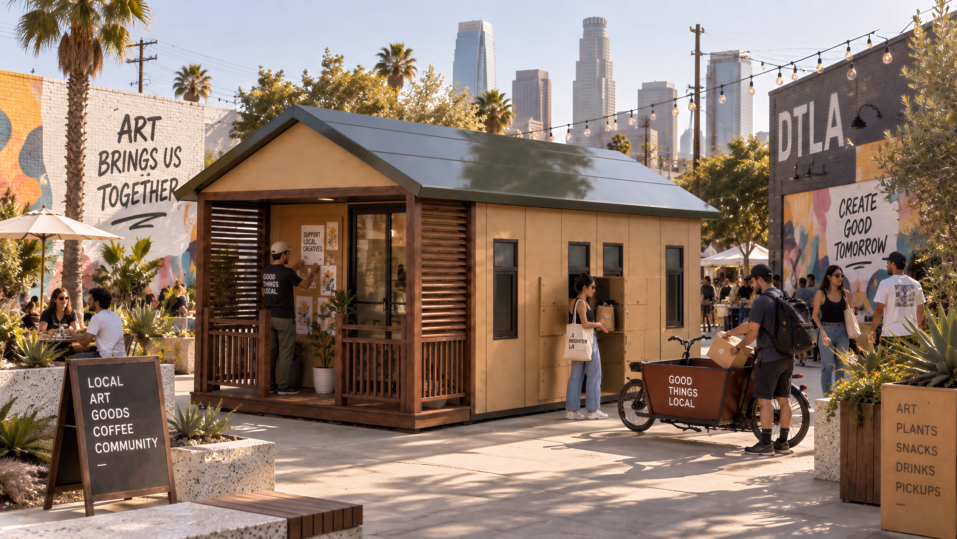 Community Shop / Takeaway, Series B Commercial application in Los Angeles, California, United States