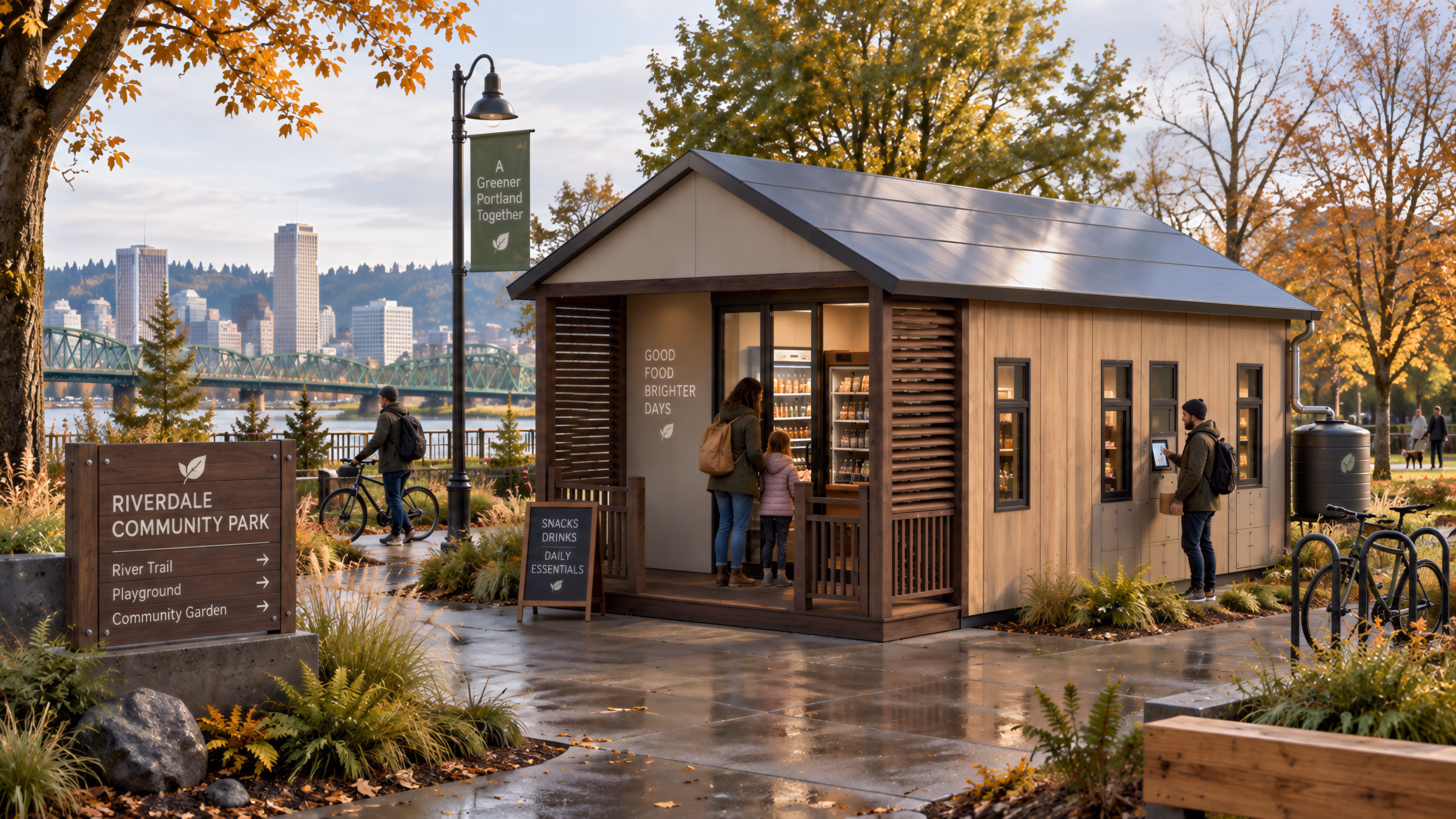 Park Visitor Center, Series B Institutional & Industrial application in Portland, Oregon, United States