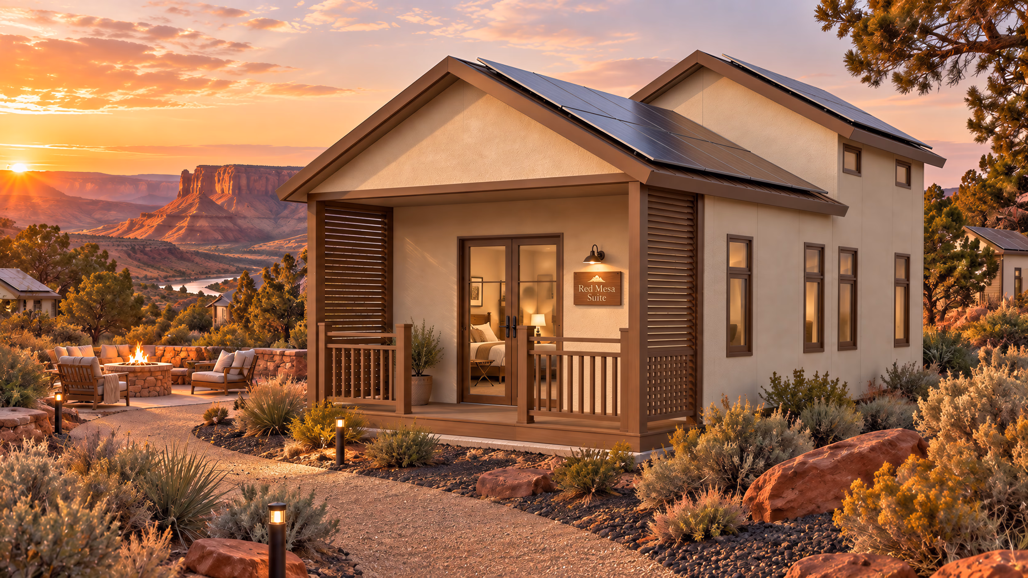 Glamping Accommodation, Series BL Hospitality application in Utah, United States