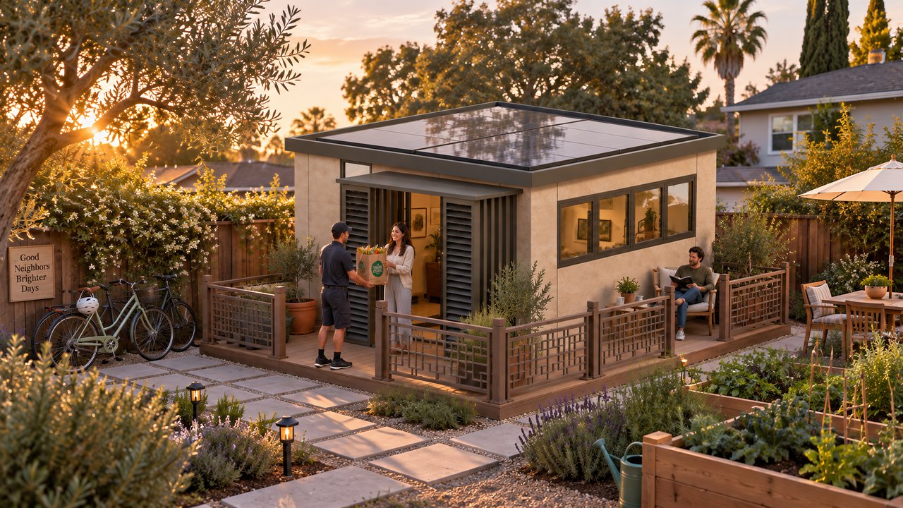 Garden Cafe, Series A Commercial application in Palm garden setting