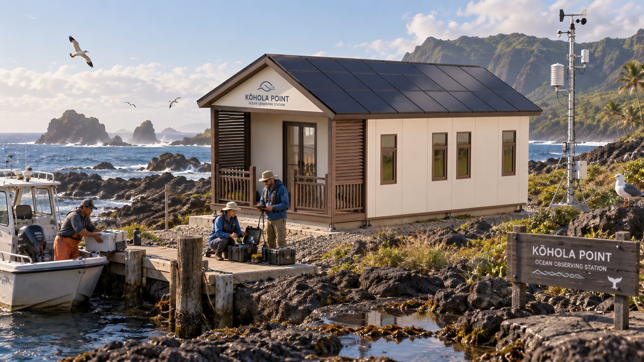 Marine Research Station, Series B Institutional & Industrial application in Hawaii, United States